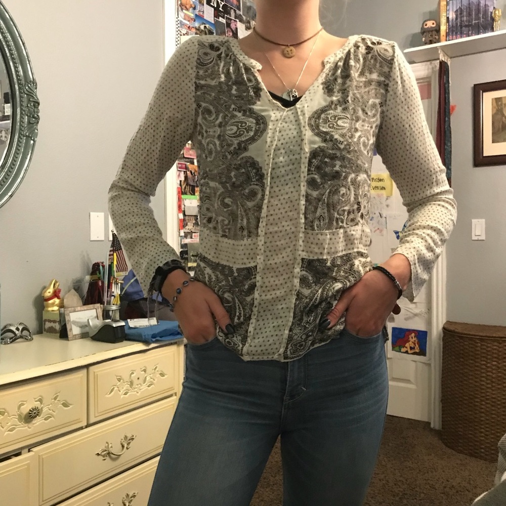 Tribal print blouse